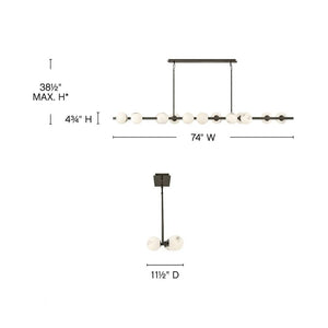 Linear Pendant Selene Linear Pendant