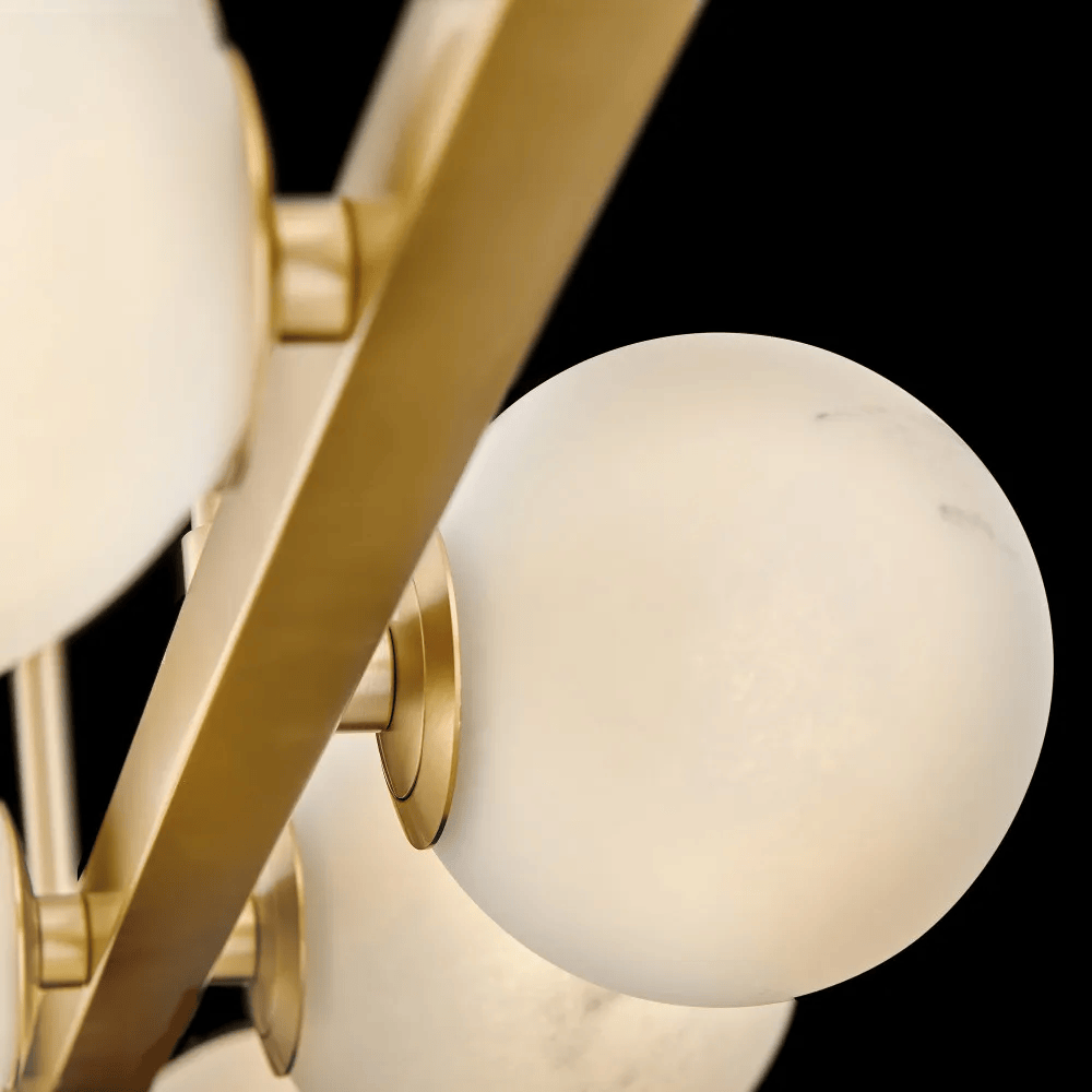 Linear Pendant Selene Ten Light Linear Chandelier