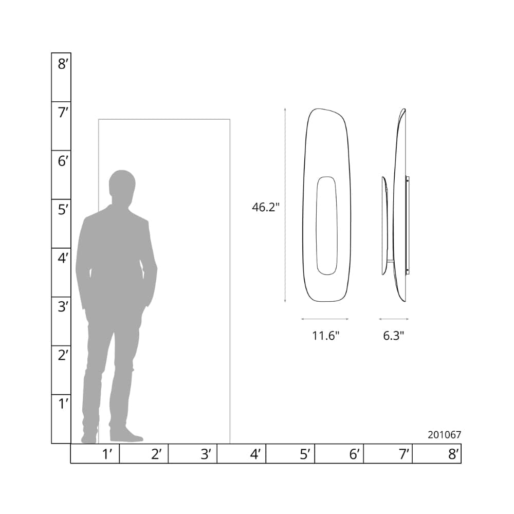 Interior Wall Light / Sconce Shield Large Sconce