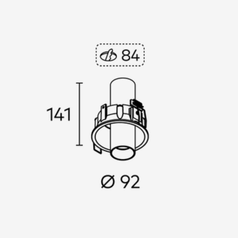Recessed Shift Out G2 Down Light