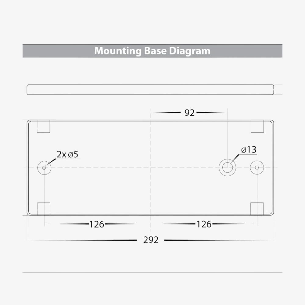 Exterior Step Light Shim 14W Step Light - 12V