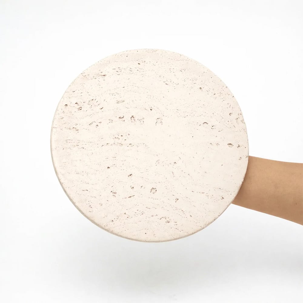 Interior Wall Light / Sconce Shore Halo Natural Travertine Indoor Wall Light