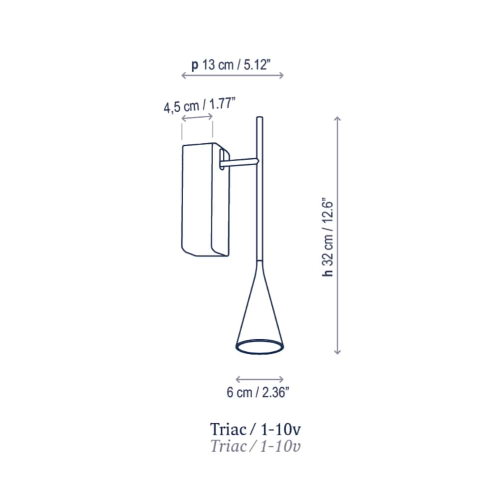 Interior Wall Light / Sconce Skybell Plus A/01 Wall Light