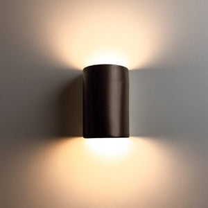 Exterior Wall Light Slate Short Exterior Wall Light in Shimmered Slate