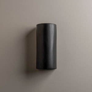 Exterior Wall Light Slate Tall Exterior Wall Light in Shimmered Slate