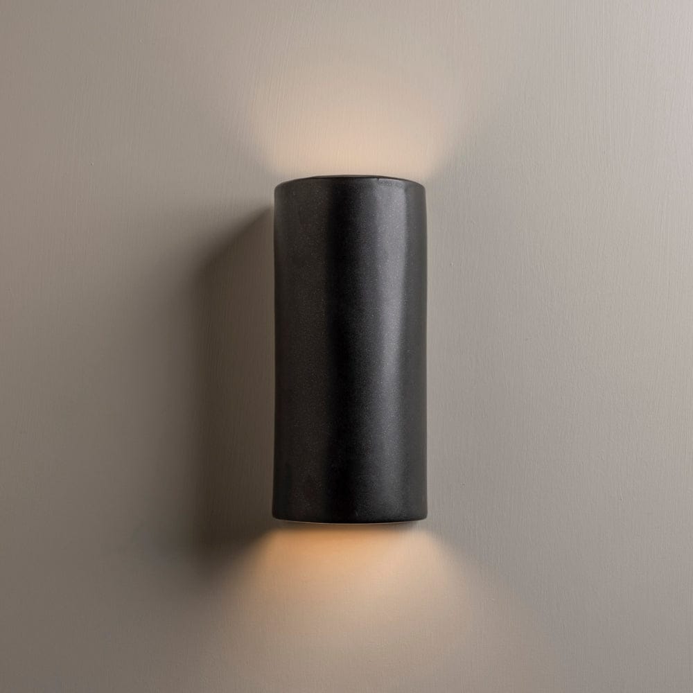 Exterior Wall Light Slate Tall Exterior Wall Light in Shimmered Slate
