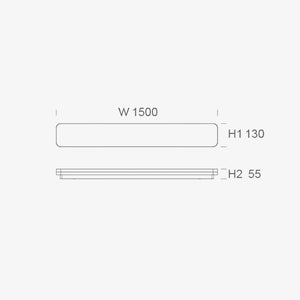 Oysters & Battens Slice Long 1500
