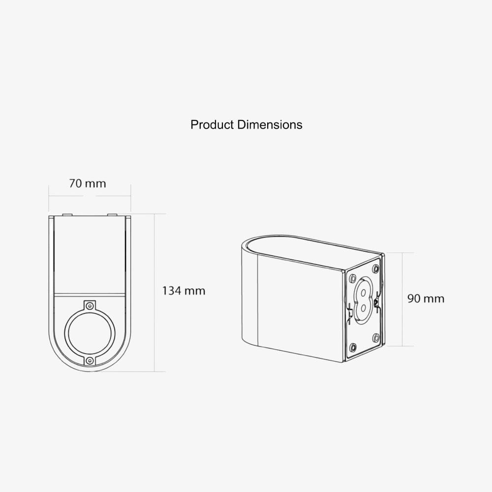 Exterior Wall Light Slide Up / Down Barrel Wall Light