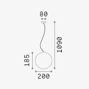 Exterior Pendant Sole SP1 D20 Pendant Light