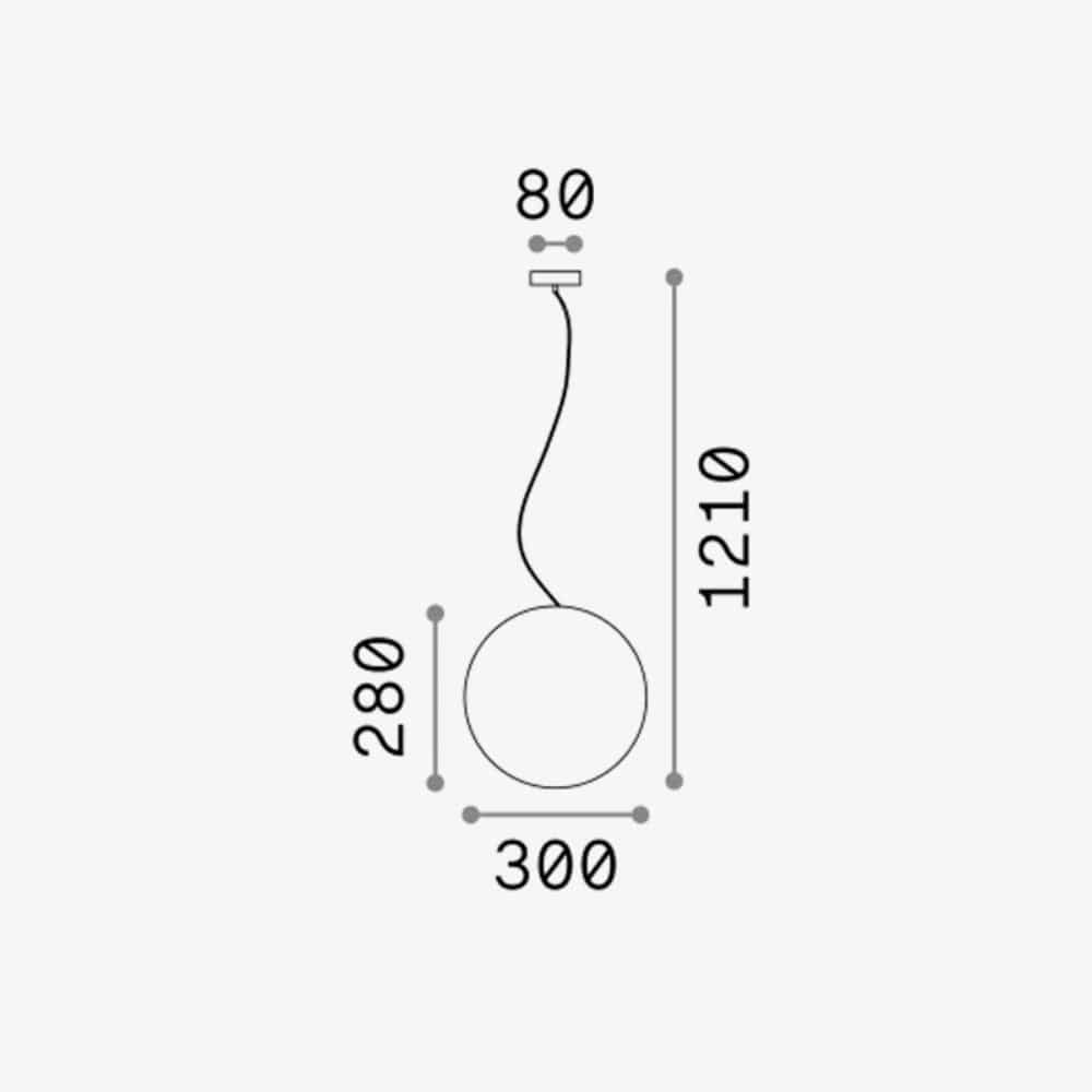 Exterior Pendant Sole SP1 D30 Pendant Light