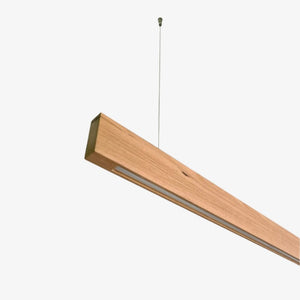 LED Interior Pendant Solid Timber Linear Pendant