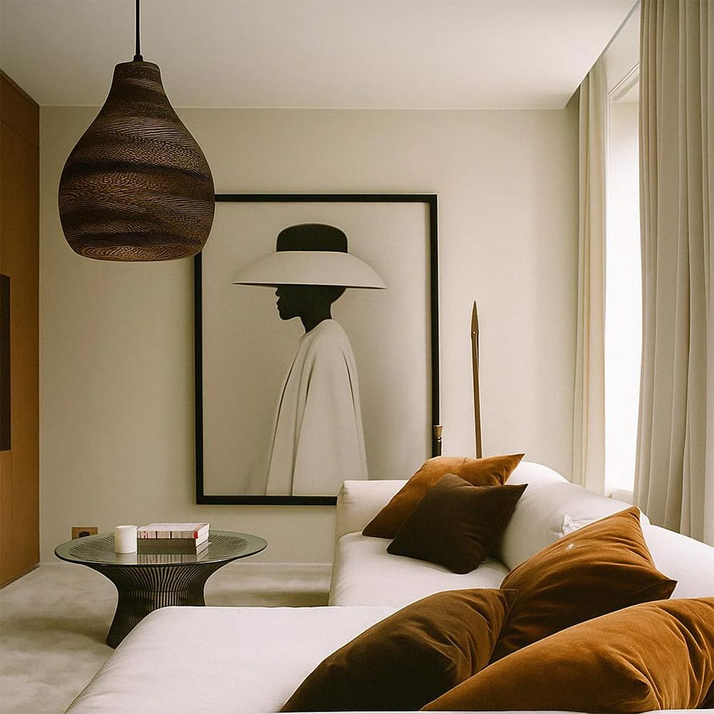 Interior Pendant Solis Recycled Cardboard Pendant Light Cone