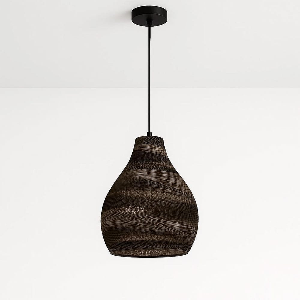 Interior Pendant Solis Recycled Cardboard Pendant Light Cone