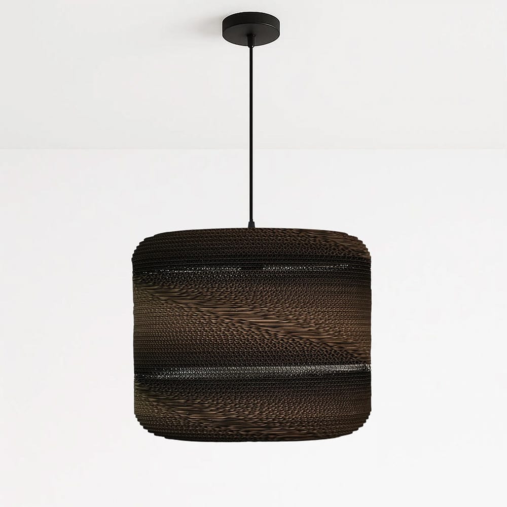 Interior Pendant Solis Recycled Cardboard Pendant Light Cylinder