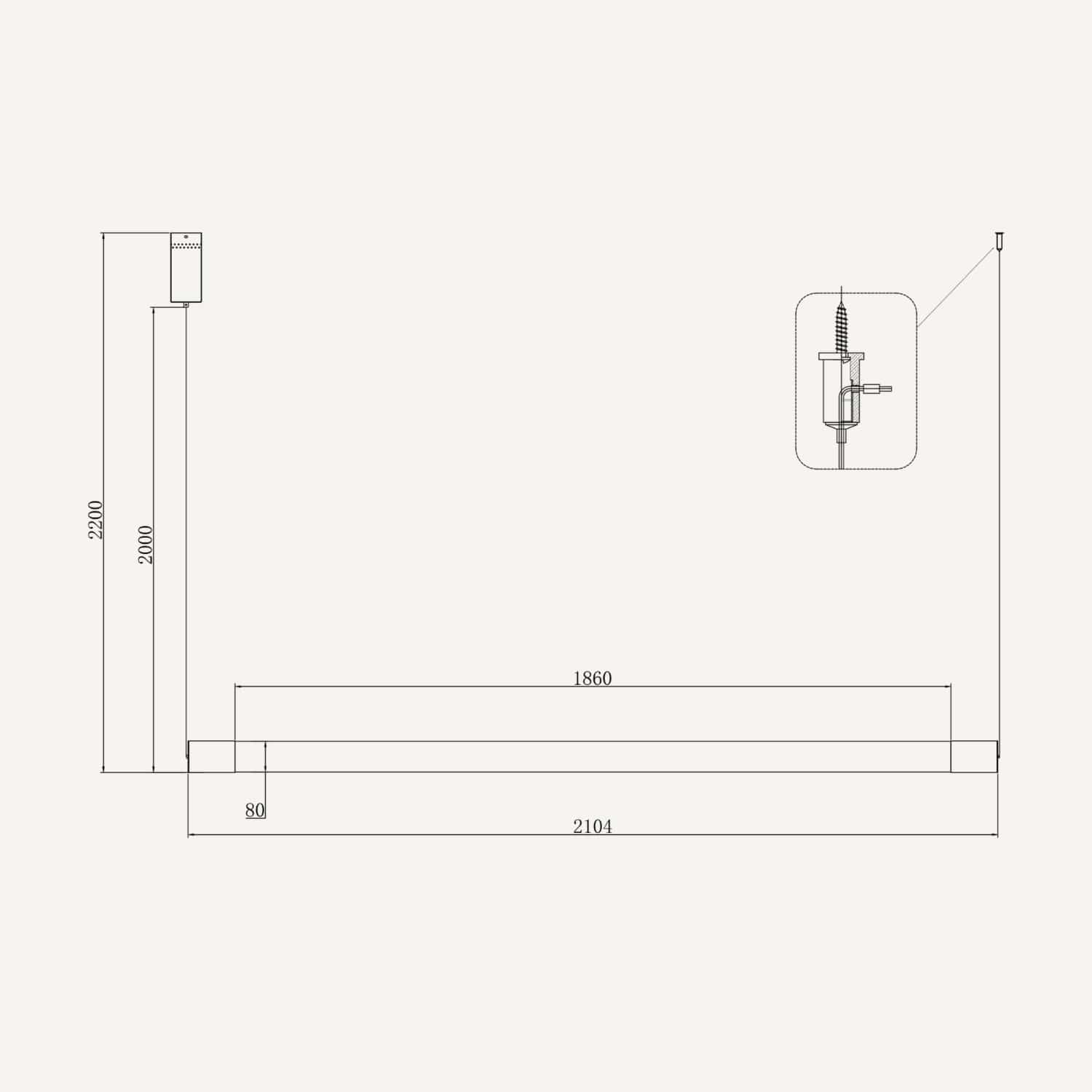 Linear Pendant Sora Alabaster Linear Pendant Light