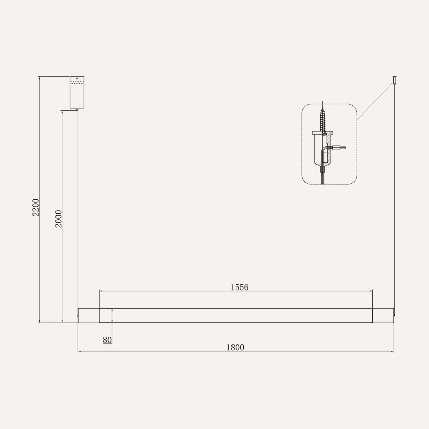 Linear Pendant Sora Alabaster Linear Pendant Light