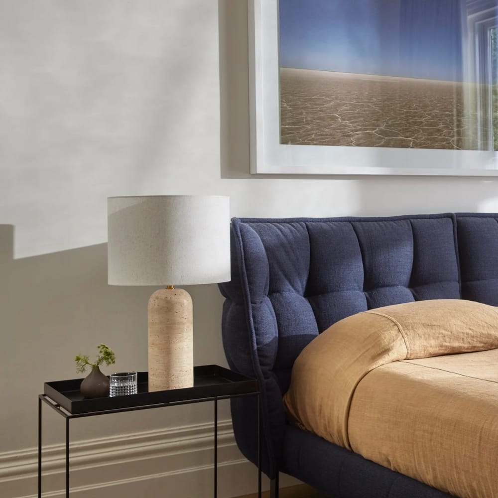 Table Lamps Soren Drum Shade Table Lamp