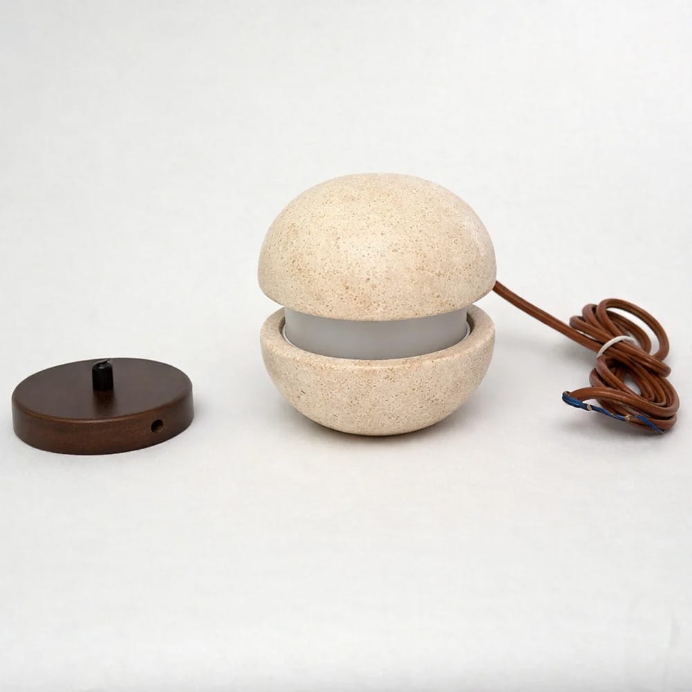 Interior Pendant Sphera Natural Stone Pendant Light