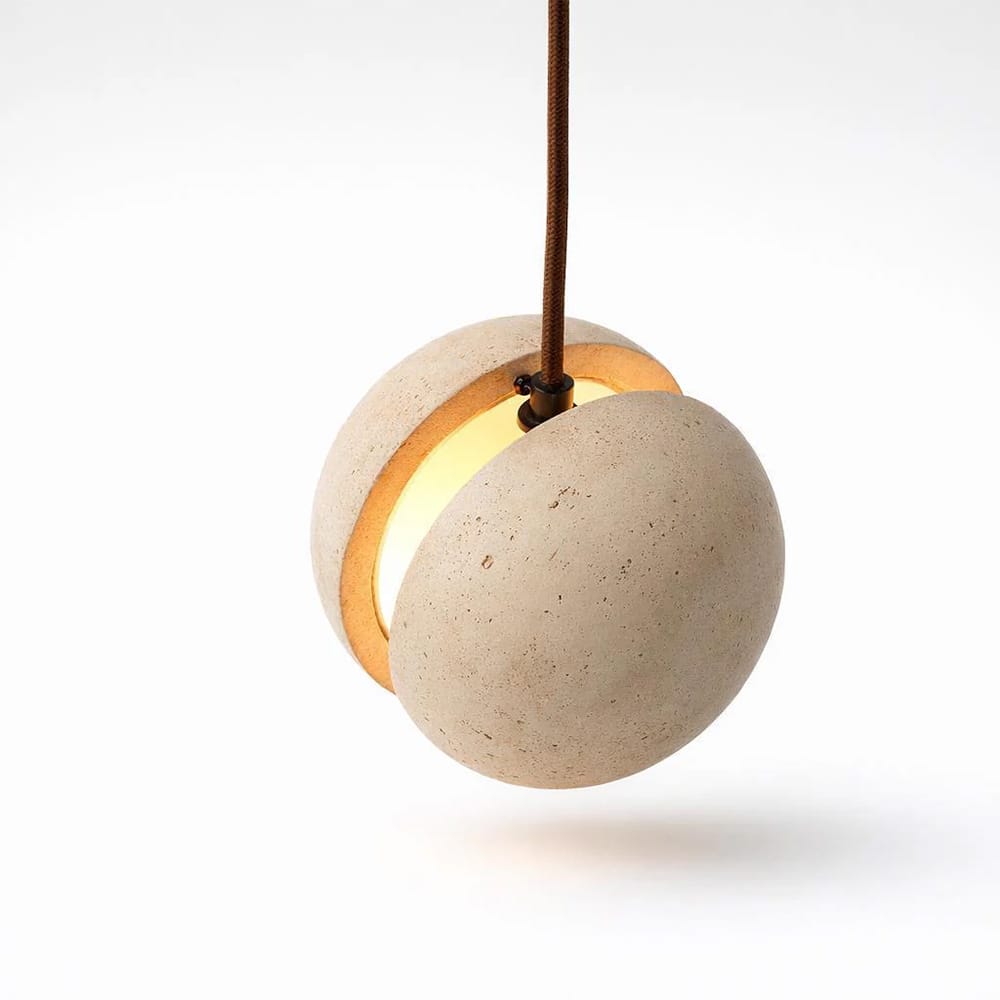 Interior Pendant Sphera Natural Stone Pendant Light