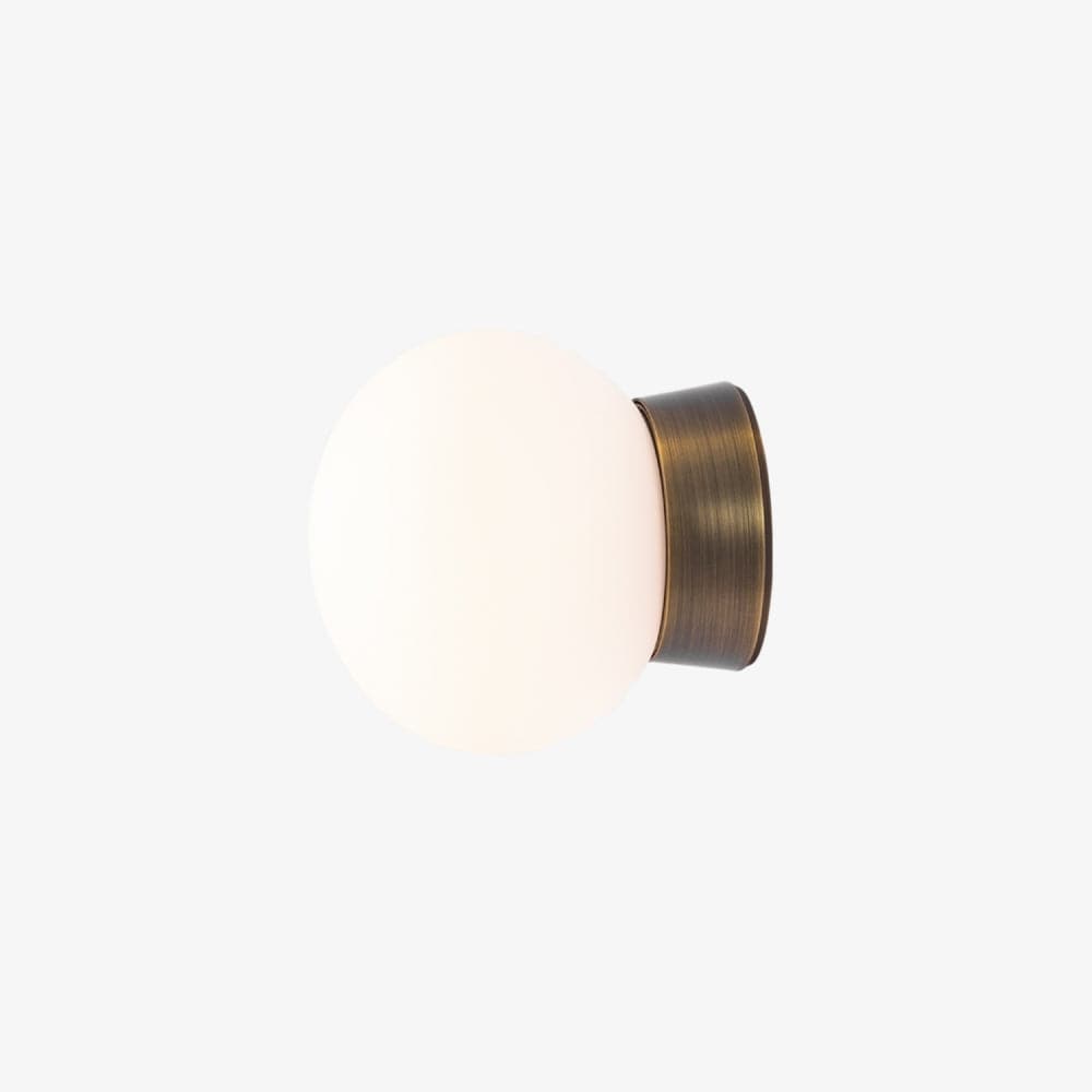 Exterior Wall Light Sphera Opal Glass Wall Light