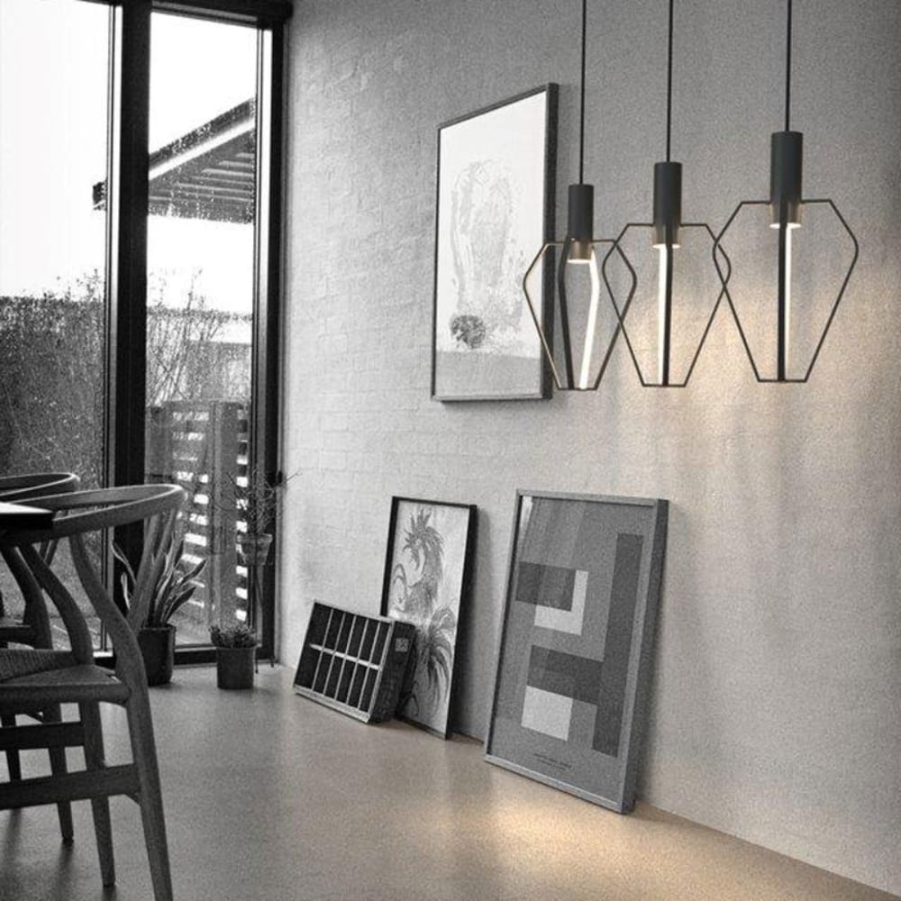 Interior Pendant Spider Pendant Black (Excess Stock)