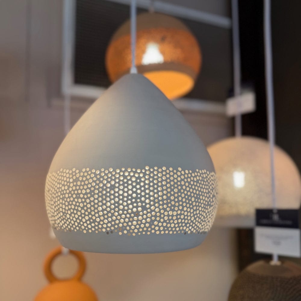 Interior Pendant Sponge Oh 36 White - CLEARANCE (Ex-display)