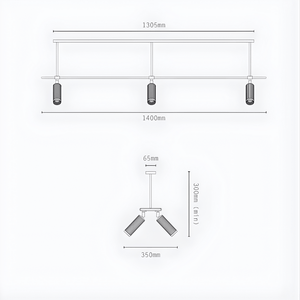 Interior Pendant Spot Pendant - 6 Spot
