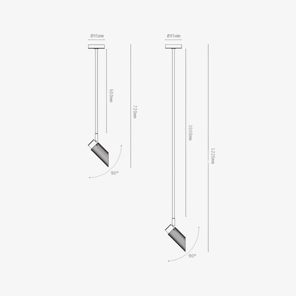Interior Bar & Spot Spot Pro Ceiling Drop Rod