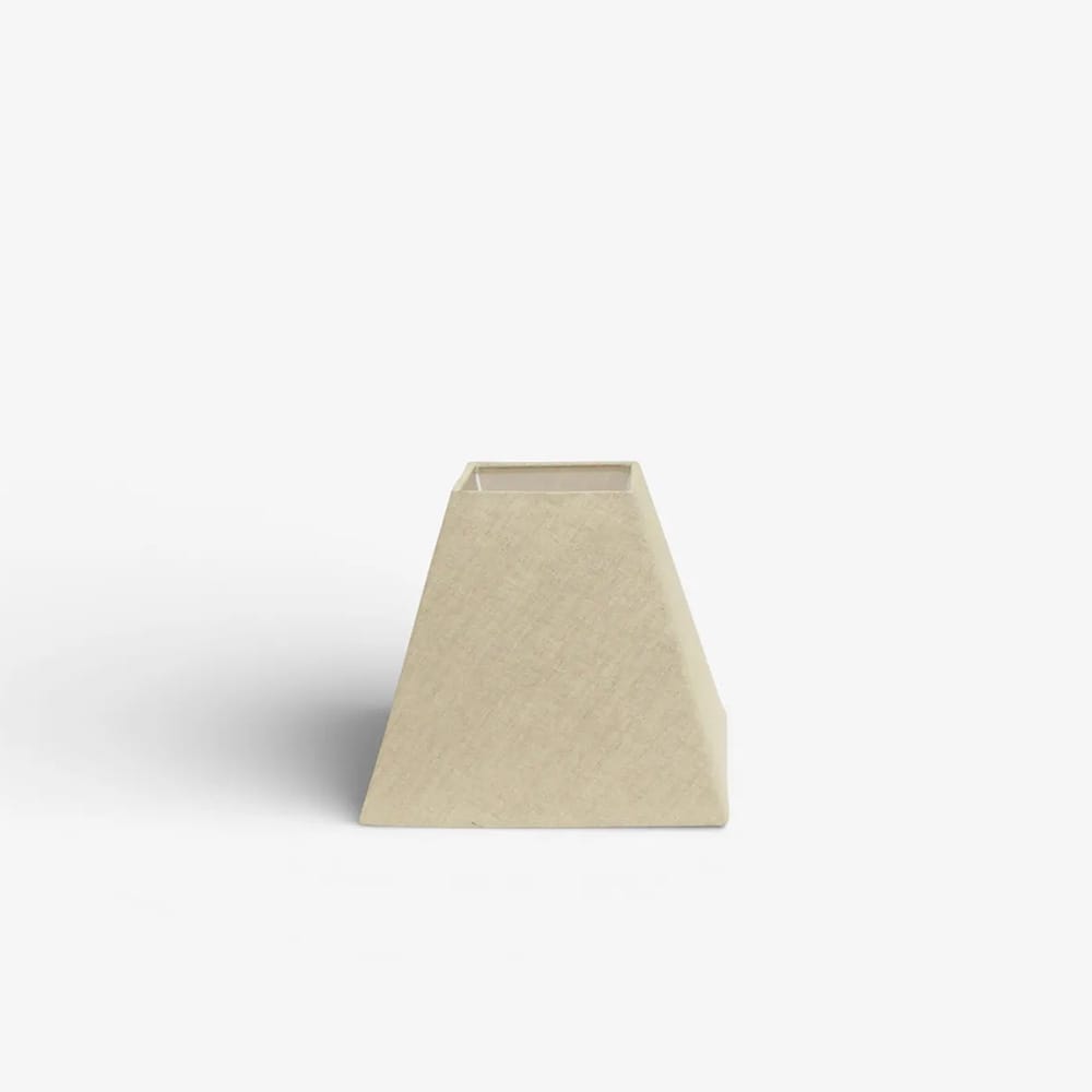 Lamp Shades Square Linen Shade Natural 25cm