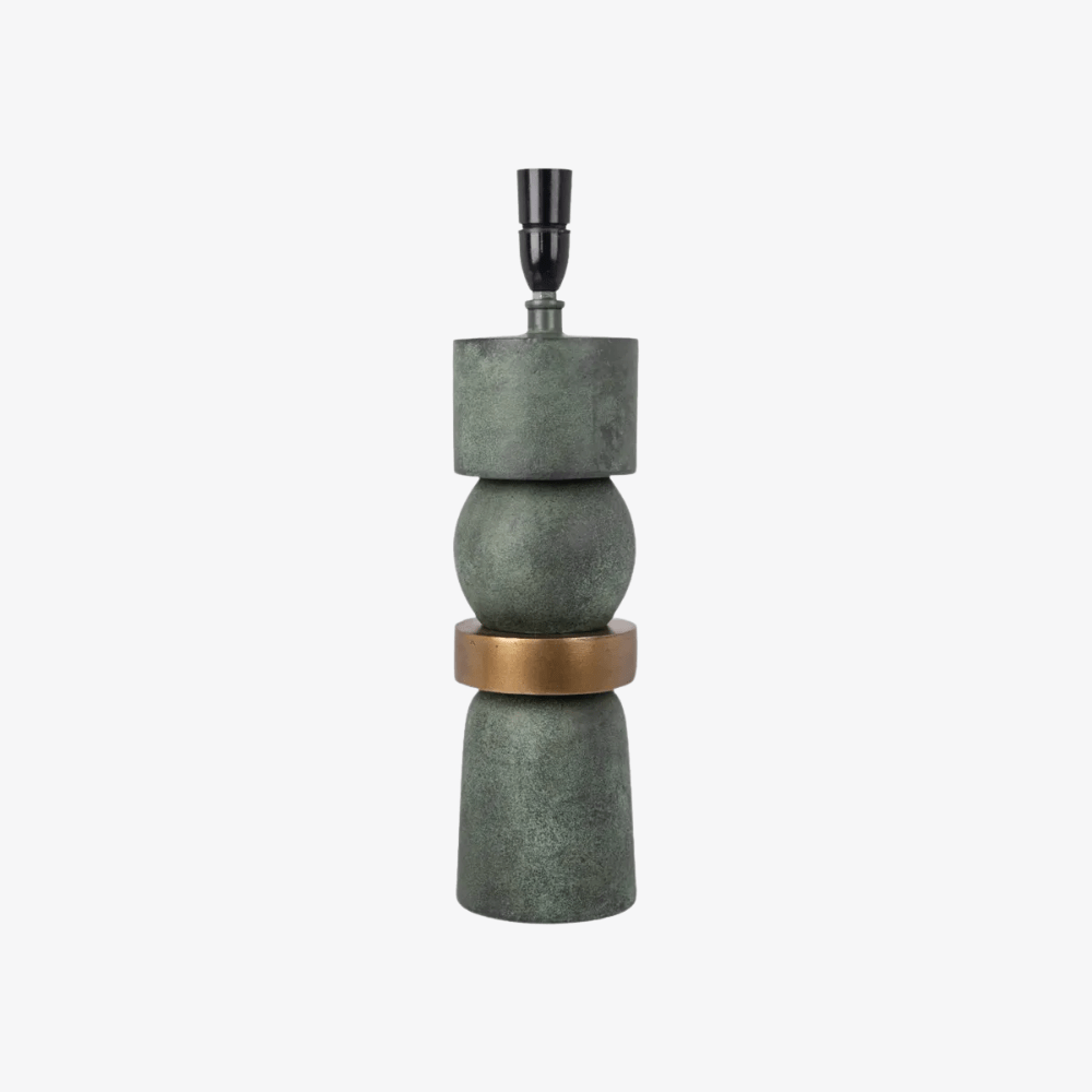 Table Lamps Stacked Verdi Lampbase - Base Only