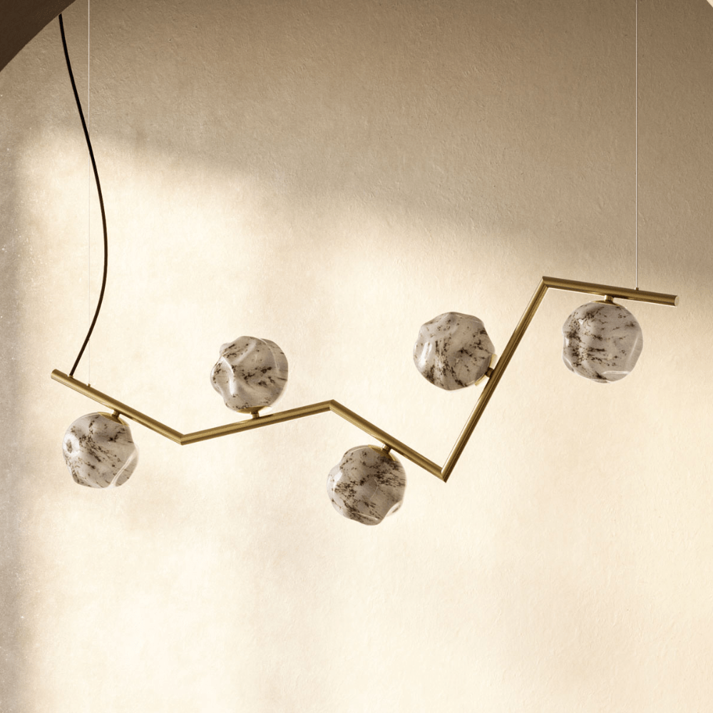 Interior Pendant Stone 5 Lights Indoor Pendant