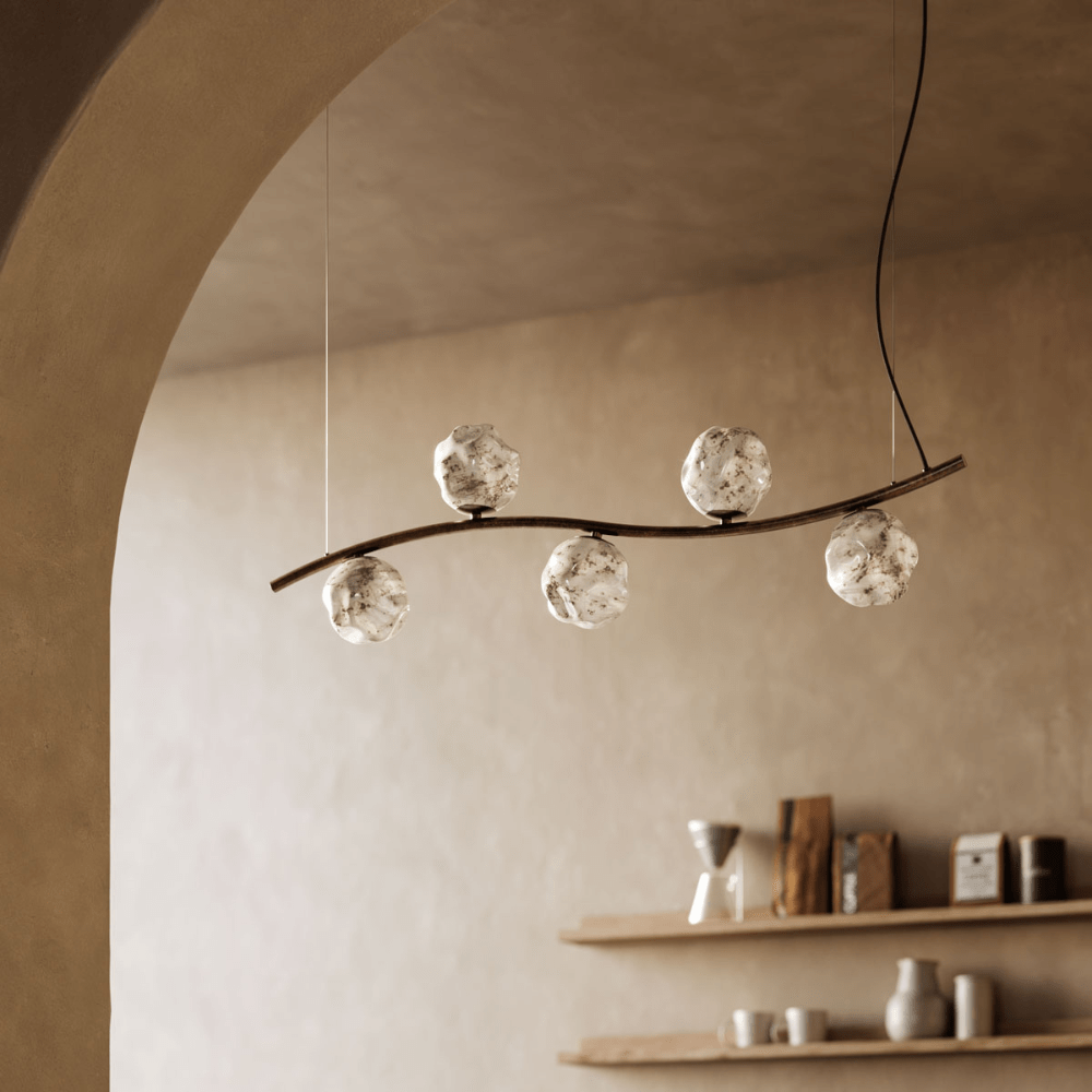 Interior Pendant Stone 5 Lights Indoor Pendant