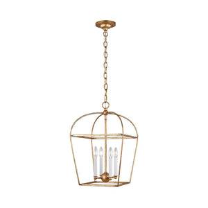 Interior Pendant Stonington Lantern - Small - Antique Gold