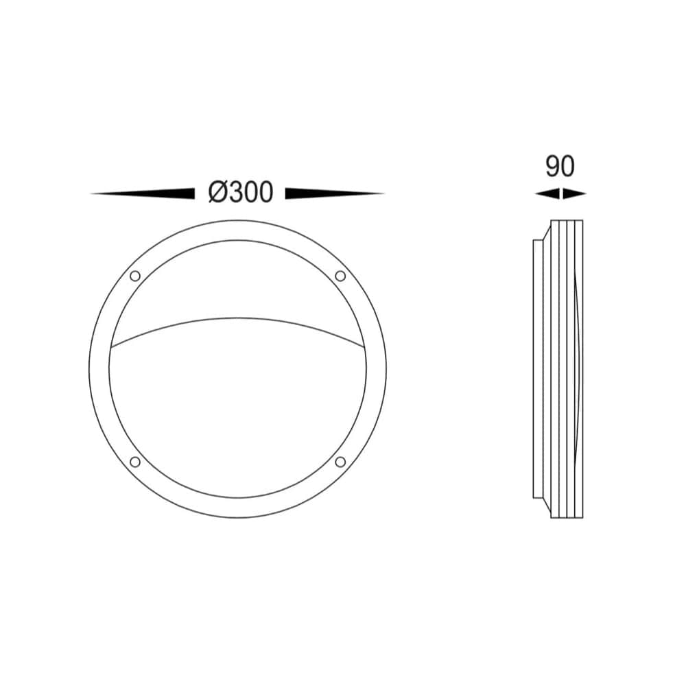 Bunkers STOR Exterior Bunker Wall Light