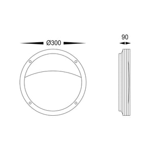 Bunkers STOR Exterior Bunker Wall Light