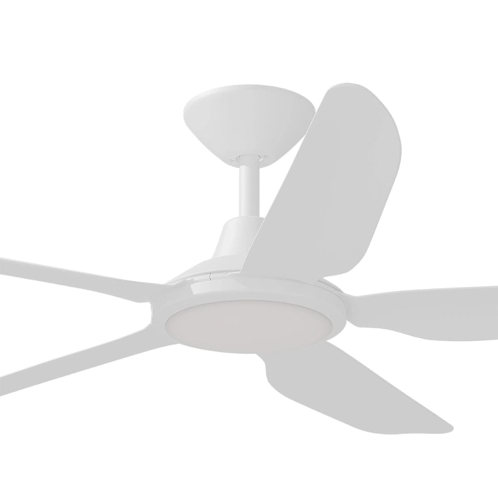 With Light Storm Ceiling Fan White with Light