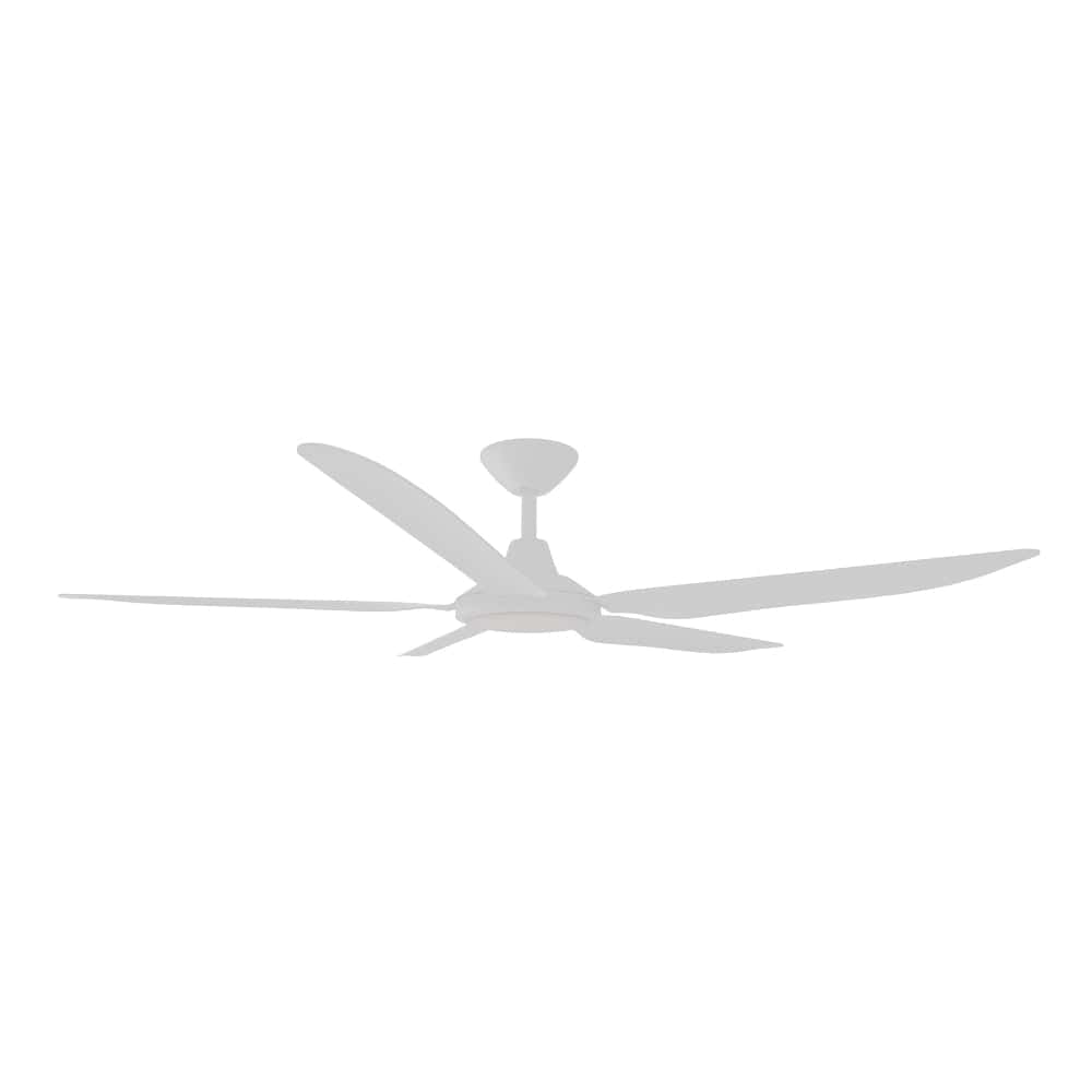 With Light Storm Ceiling Fan White with Light