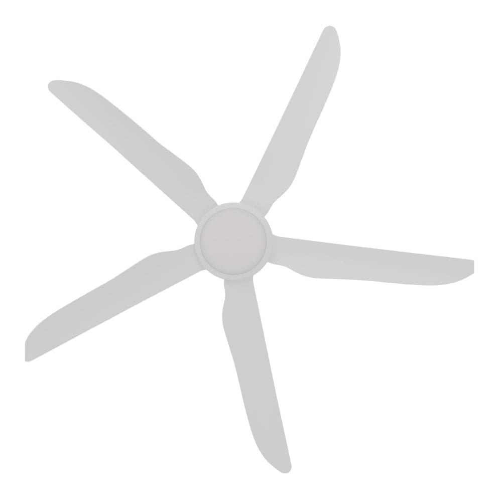 With Light Storm Ceiling Fan White with Light