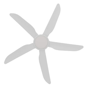 With Light Storm Ceiling Fan White with Light