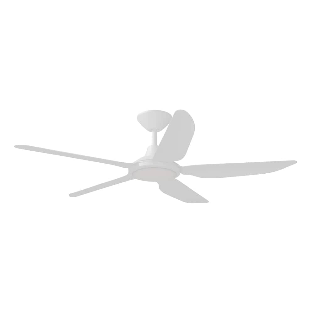 With Light Storm Ceiling Fan White with Light