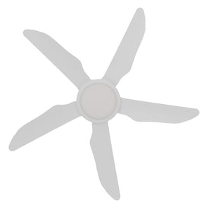 With Light Storm Ceiling Fan White with Light