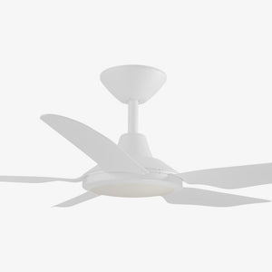 With Light Storm Ceiling Fan White with Light