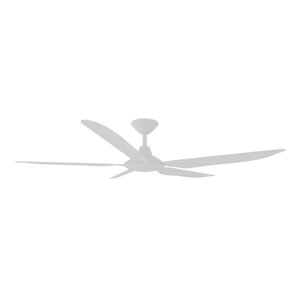 Without Light Storm Ceiling Fan White
