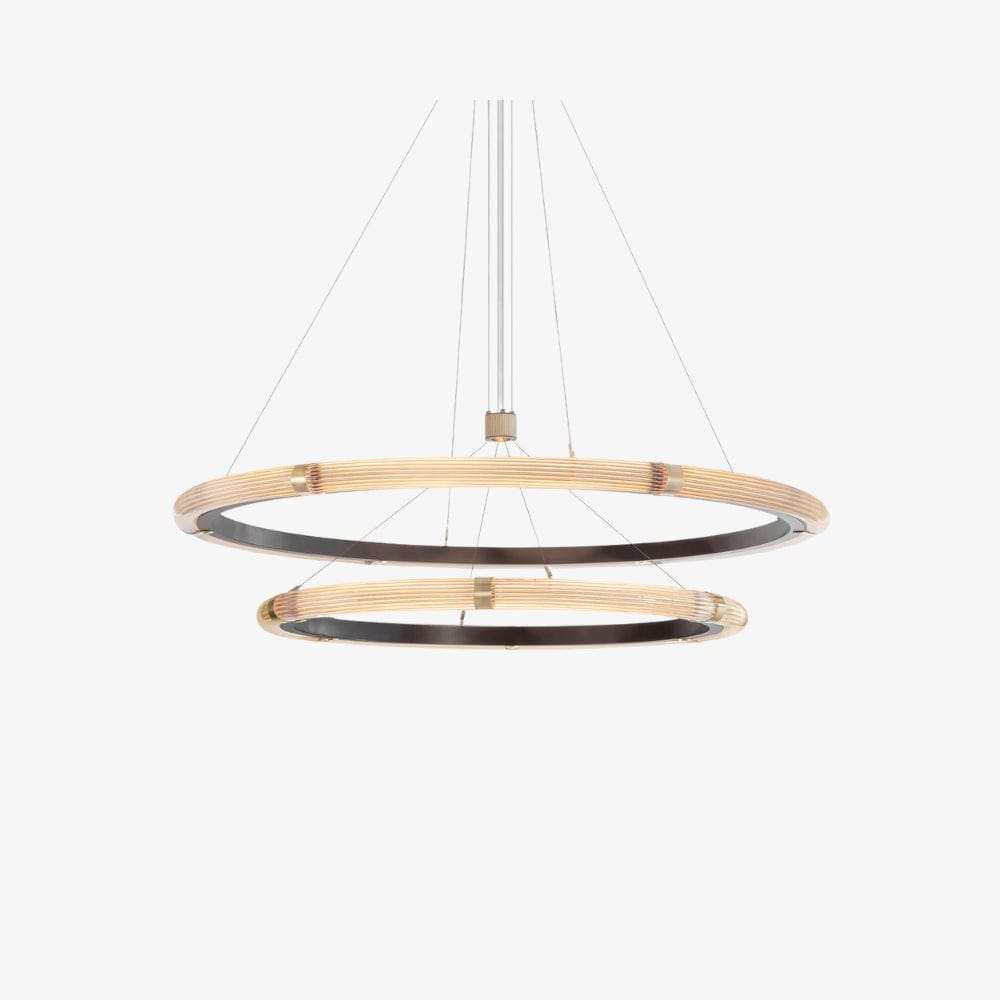 Interior Pendant Strata Circular Two-Tier Pendant