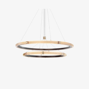 Interior Pendant Strata Circular Two-Tier Pendant