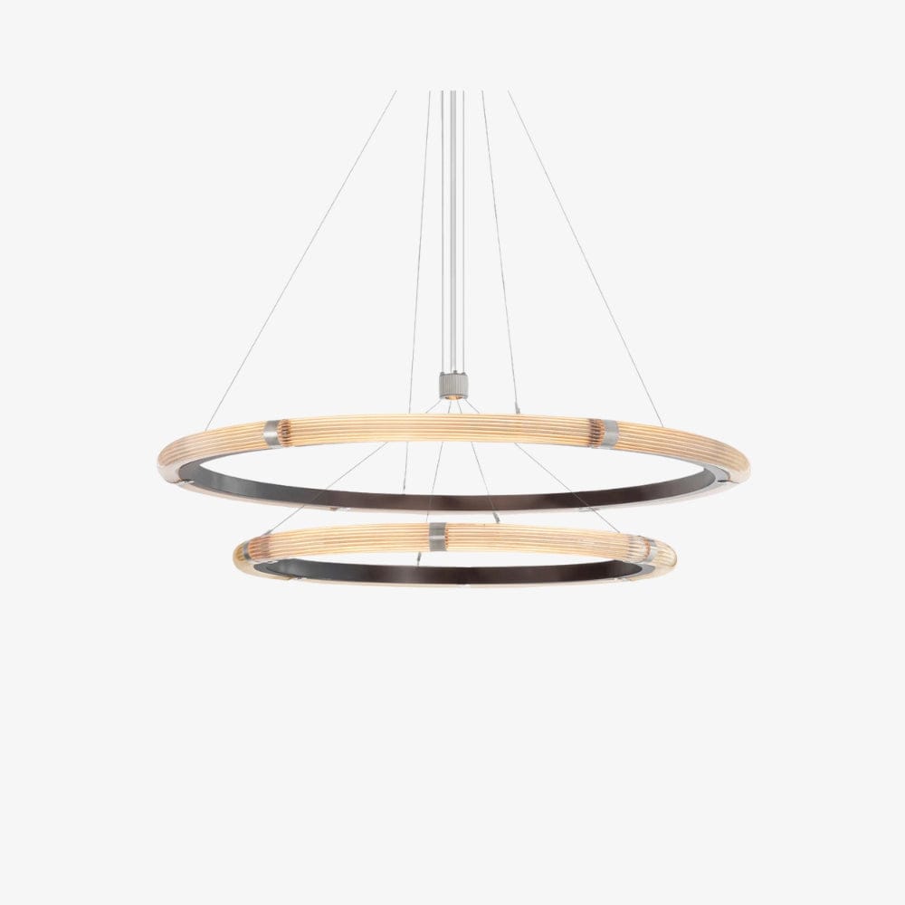 Interior Pendant Strata Circular Two-Tier Pendant