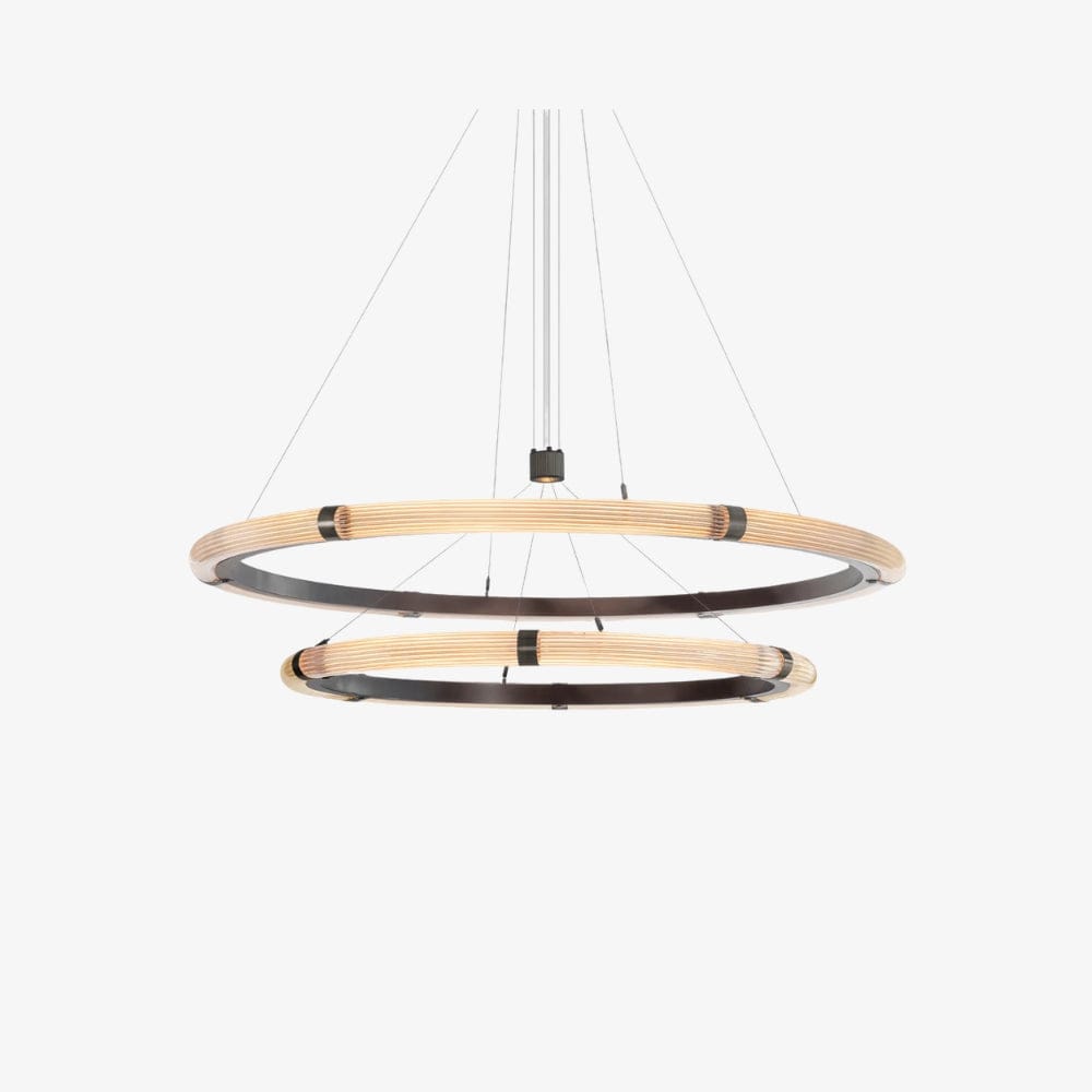 Interior Pendant Strata Circular Two-Tier Pendant