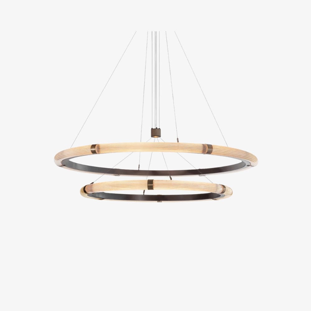 Interior Pendant Strata Circular Two-Tier Pendant
