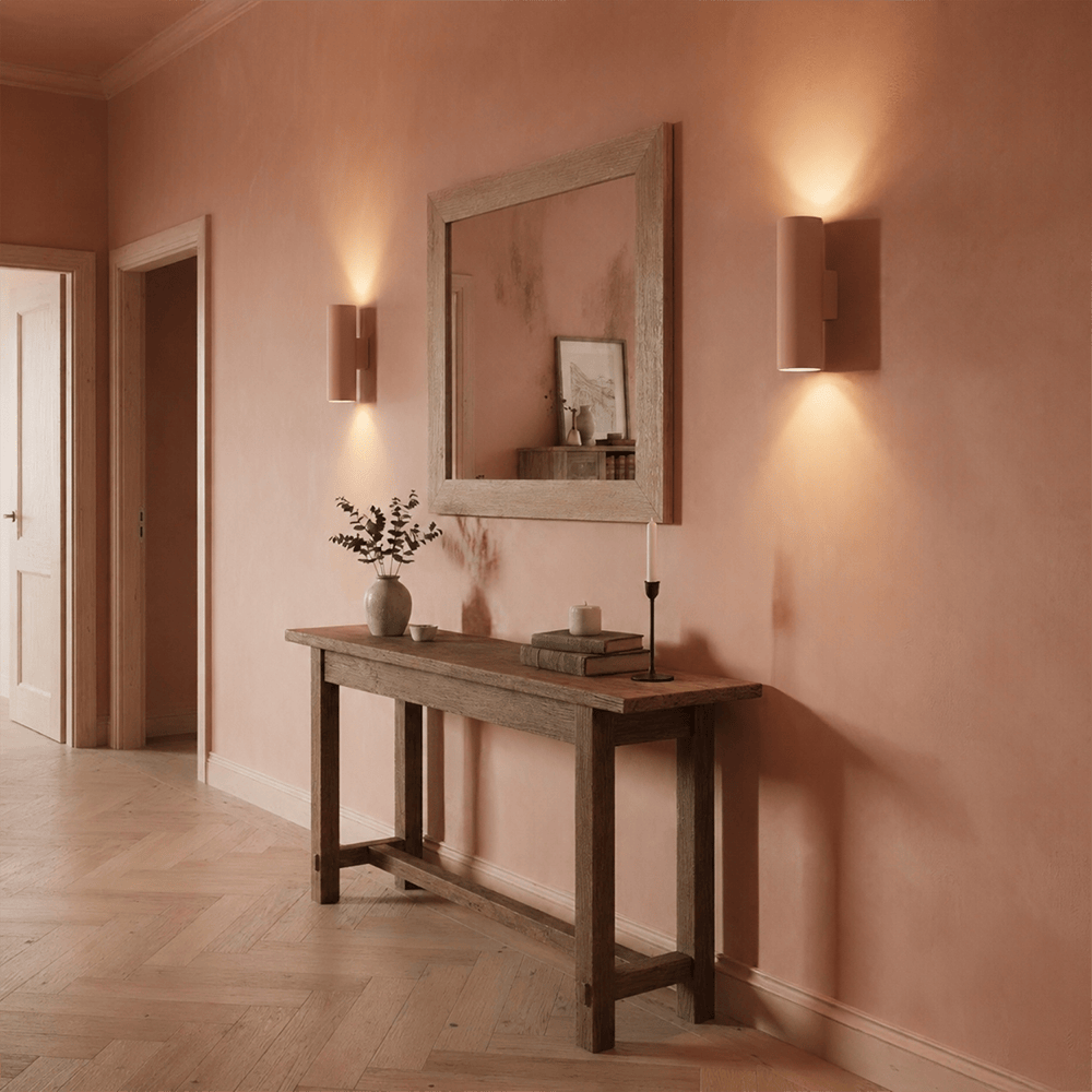 Interior Wall Light / Sconce Strokka Up & Down Plaster Wall Light