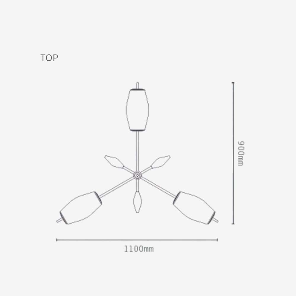 Linear Pendant Supernova 3 Pendant